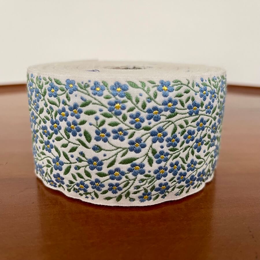 Webband | Vergissmeinnicht breit 1