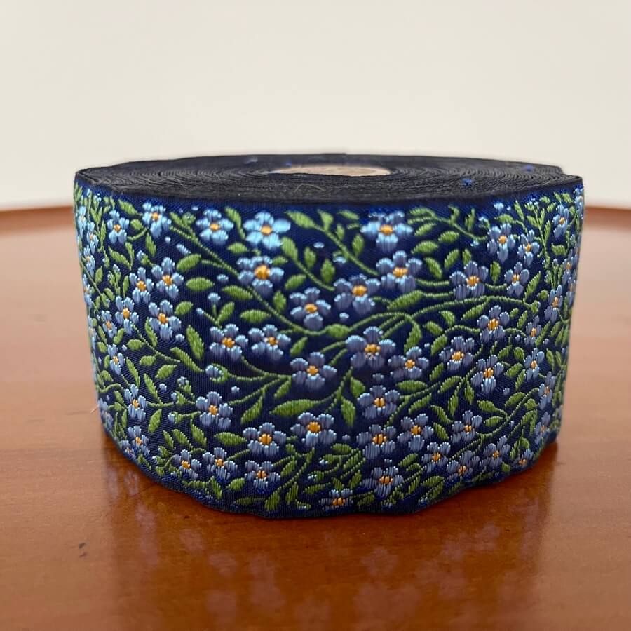 Webband | Vergissmeinnicht breit 1