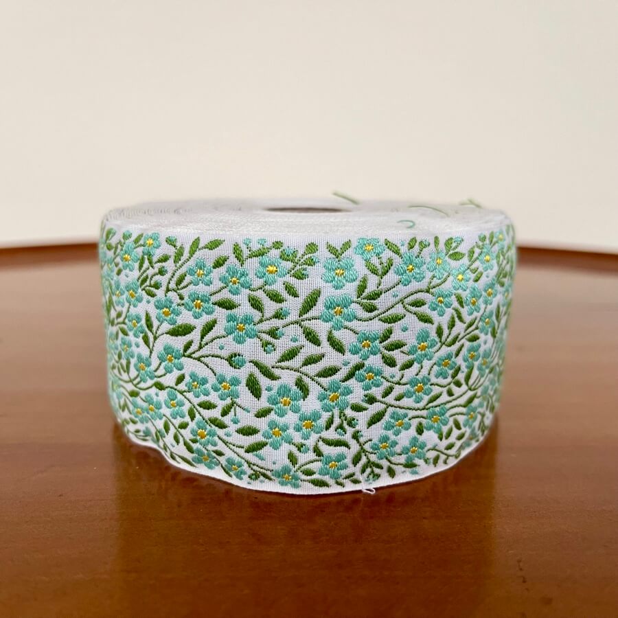 Webband | Vergissmeinnicht breit 2