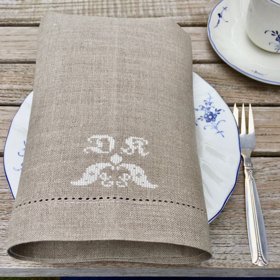 Litauisches Leinen | Serviette Alanta, ungebleicht