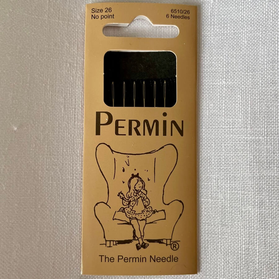 Pointless embroidery needles | permine | Strength 26 | embroidery supplies