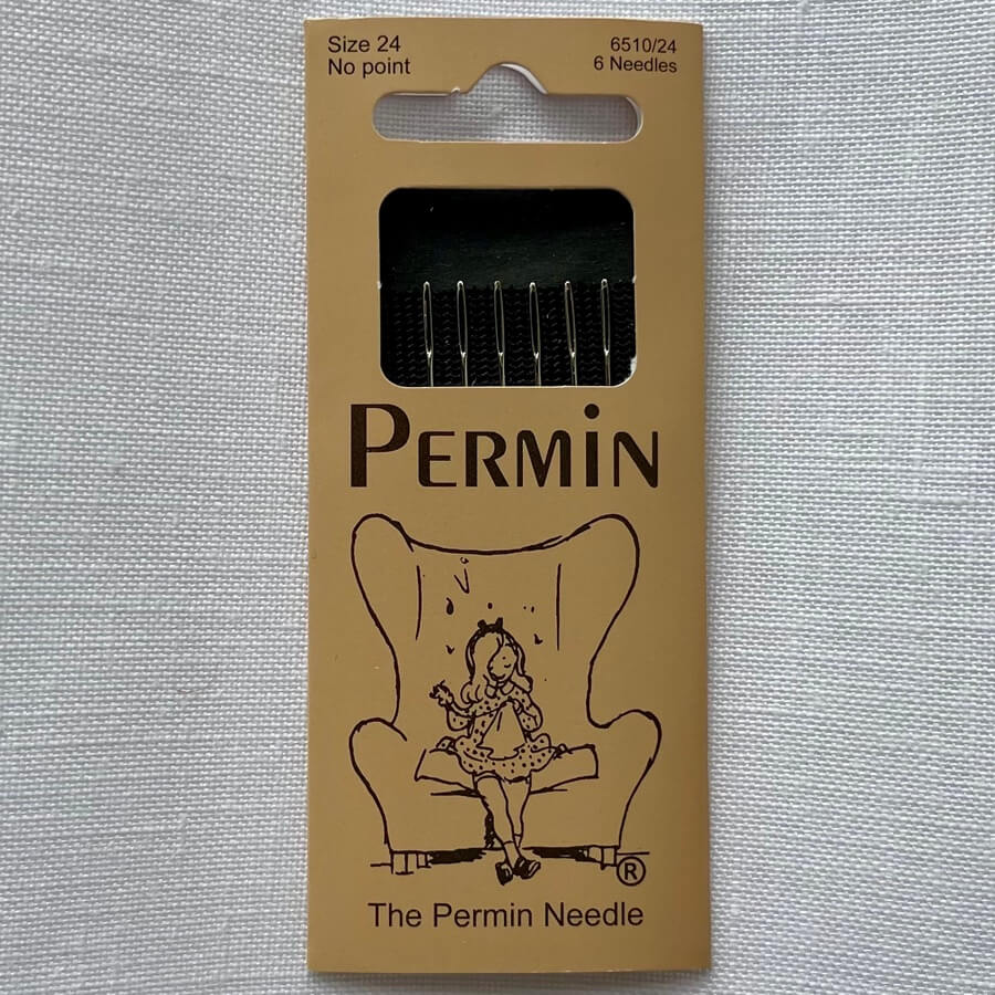 Pointless embroidery needles | permine | Strength 24 | embroidery supplies