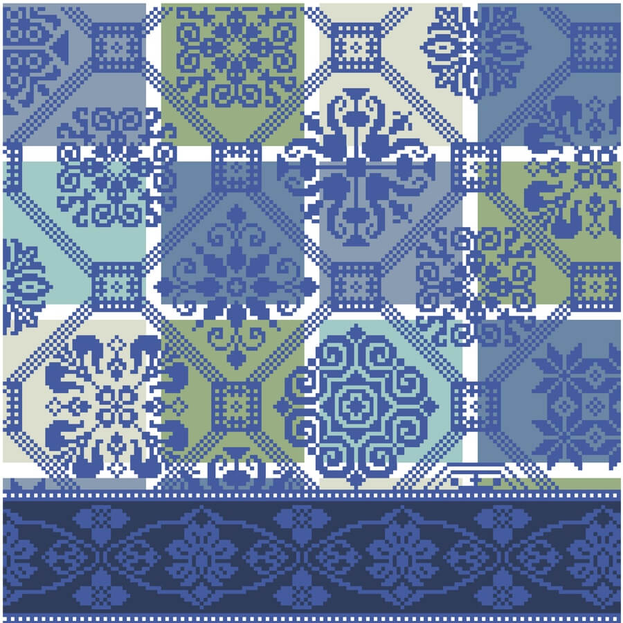 The colors of the Netherlands | Embroidery Template | embroidery kit ...